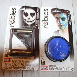 2 pc Halloween Stage Make-Up Rubie's - Black White Blue